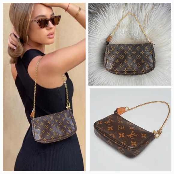 Louis Vuitton Vintage Pochette Accessoires handbag with Chain - Picture 1 of 15